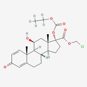 molecular formula C24H31ClO7 B1165175 Loteprednol Etabonate D5 