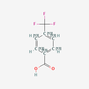 molecular formula C8H5F3O2 B1165267 4-(Trifluoromethyl)benzoic acid-13C6 
