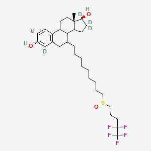 molecular formula C32H47F5O3S B1165269 Fulvestrant-D5 