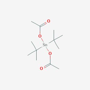 molecular formula C12H24O4Sn B011654 Bis(acetyloxy)(di-tert-butyl)stannane CAS No. 109054-05-9
