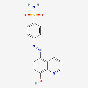 molecular formula C15H12N4O3S B11654229 Antibacterial agent 163 CAS No. 16588-39-9