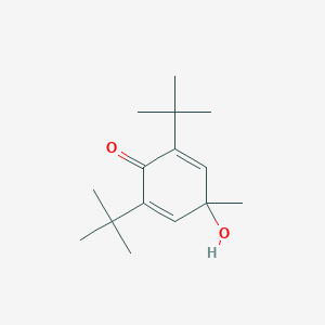 molecular formula C15H24O2 B116548 2,6-Di-tert-butyl-4-hydroxy-4-methyl-2,5-cyclohexadien-1-one CAS No. 10396-80-2