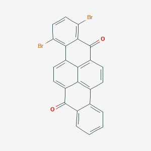 molecular formula C24H10Br2O2 B116557 二溴二苯并(b,def)苝-7,14-二酮 CAS No. 1324-11-4
