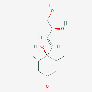 molecular formula C13H20O4 B116559 Cucumegastigmane I CAS No. 929881-46-9