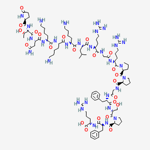 molecular formula C22H28N6O4 B1165598 Polisteskinin CAS No. 19664-33-6