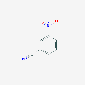 molecular formula C7H3IN2O2 B011657 2-碘-5-硝基苯甲腈 CAS No. 101421-15-2