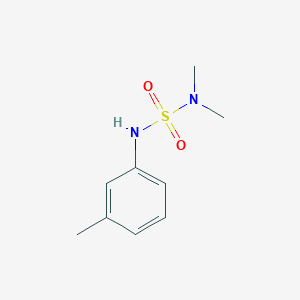 molecular formula C9H14N2O2S B11657447 Dimethyl[(3-methylphenyl)sulfamoyl]amine 