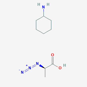 molecular formula C9H18N4O2 B1165758 D-azidoalanine CHA salt 
