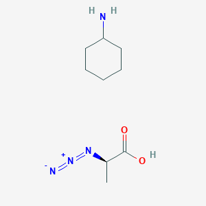 (2R)-2-azidopropanoic acid;cyclohexanamine