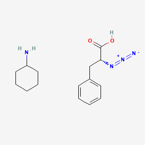 molecular formula C15H22N4O2 B1165777 D-azidophenylalanine CHA salt 