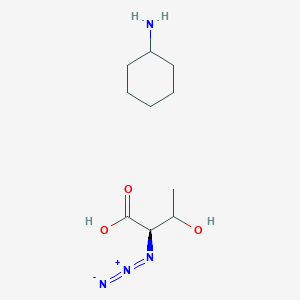 molecular formula C10H20N4O3 B1165784 D-azidothreonine CHA salt 
