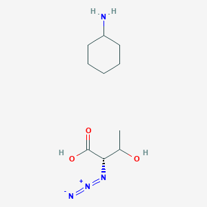 (2S)-2-azido-3-hydroxybutanoic acid;cyclohexanamine