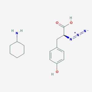 (2S)-2-azido-3-(4-hydroxyphenyl)propanoic acid;cyclohexanamine