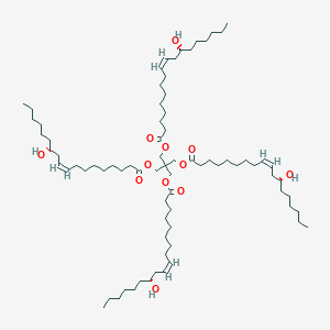 molecular formula C17H18O3 B1165899 Pentaerythritol tetraricinoleate CAS No. 126-56-7