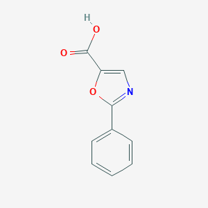 molecular formula C10H7NO3 B011660 2-苯基噁唑-5-羧酸 CAS No. 106833-79-8