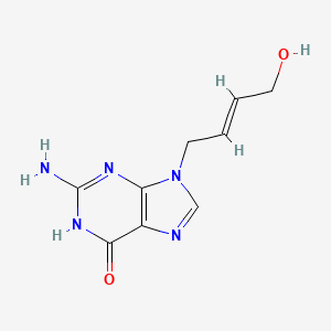 9-(4-Hydroxy-2-buten-1-yl)guanine