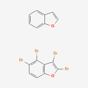 1-Benzofuran--2,3,4,5-tetrabromo-1-benzofuran (1/1)