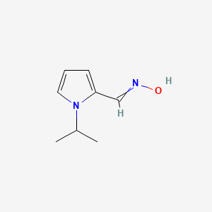 molecular formula C8H12N2O B1166128 N-[(1-propan-2-ylpyrrol-2-yl)methylidene]hydroxylamine CAS No. 101001-61-0