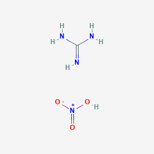molecular formula CH6N4O3<br>CH5N3.HNO3<br>C(NH2)3NO3<br>CH6N4O3 B116615 硝酸胍 CAS No. 506-93-4