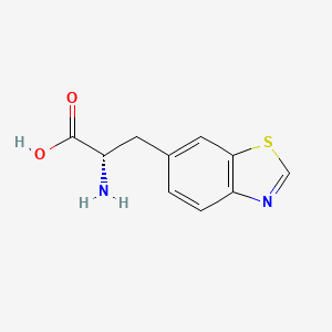 B1166181 3-(1,3-Benzothiazol-6-yl)alanine CAS No. 110159-18-7