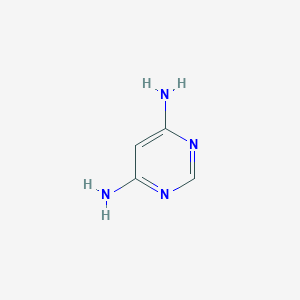 molecular formula C4H6N4 B116622 4,6-Diaminopyrimidine CAS No. 2434-56-2