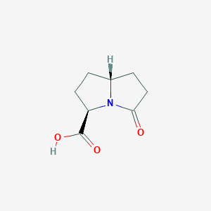 (3R,7AR)-5-oxohexahydro-1H-pyrrolizine-3-carboxylic acid