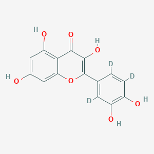 molecular formula C15H10O7 B116626 Quercetin-d3 (Major) CAS No. 263711-79-1