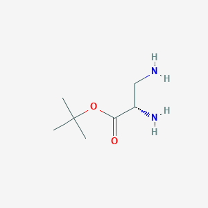 molecular formula C7H16N2O2 B1166301 (S)-tert-Butyl2,3-diaminopropanoate CAS No. 109273-24-7