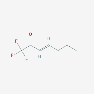 molecular formula C7H9F3O B1166307 1,1,1-trifluorohept-3-en-2-one CAS No. 105439-91-6