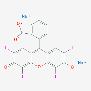 molecular formula C20H8I4NaO5 B011664 Erythrosine sodium CAS No. 568-63-8