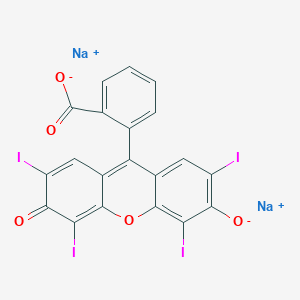 molecular formula C20H6I4Na2O5 B011664 红花钠 CAS No. 568-63-8
