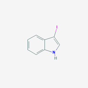 molecular formula C8H6IN B116640 3-iodo-1H-indole CAS No. 26340-47-6