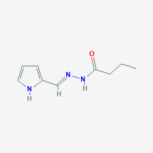 molecular formula C9H13N3O B1166434 N'-((1H-Pyrrol-2-yl)methylene)butyrohydrazide CAS No. 113905-24-1