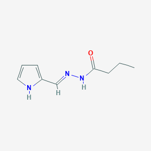 N'-[(E)-1H-Pyrrol-2-ylmethylene]butanehydrazide