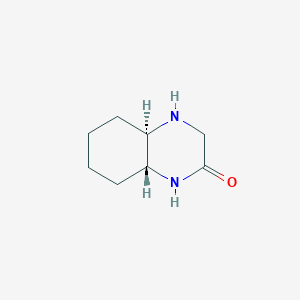 molecular formula C8H14N2O B1166458 (4aR,8aR)-octahydroquinoxalin-2(1H)-one CAS No. 114612-38-3
