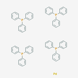 molecular formula C72H60P4Pd B116648 Tetrakis(triphenylphosphine)palladium(0) CAS No. 14221-01-3