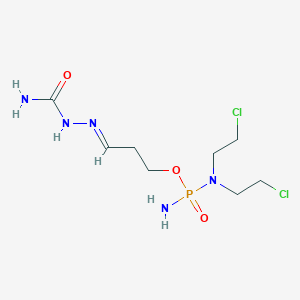 molecular formula C8H18Cl2N5O3P B116654 Hydroxy cyclophosphamide Semicarbazone CAS No. 53948-46-2
