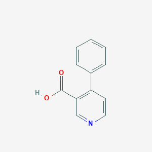molecular formula C12H9NO2 B011666 4-Phenylnicotinic acid CAS No. 103863-14-5