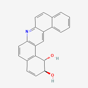 (+-)-trans-1,2-Dihydroxy-1,2-dihydrodibenz(a,j)acridine