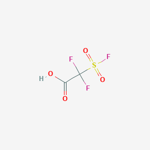 molecular formula C2HF3O4S B116668 2,2-Difluoro-2-(fluorosulfonyl)acetic acid CAS No. 1717-59-5