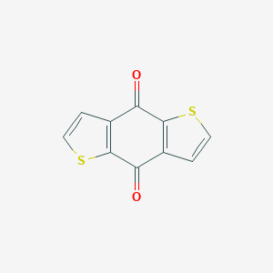 molecular formula C10H4O2S2 B011667 thieno[2,3-f][1]benzothiole-4,8-dione CAS No. 32281-36-0