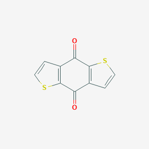 molecular formula C10H4O2S2 B011667 Benzo[1,2-b:4,5-b']dithiophene-4,8-dione CAS No. 32281-36-0