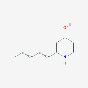 2-(Penta-1,3-dien-1-yl)piperidin-4-ol