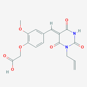 molecular formula C17H16N2O7 B11667268 CDA-IN-2 