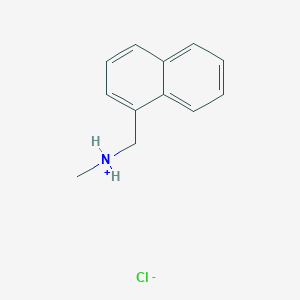 molecular formula C12H14ClN B116682 N-Methyl-1-naphthalenemethylamine hydrochloride CAS No. 65473-13-4
