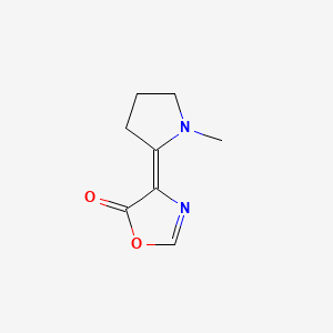 molecular formula C8H10N2O2 B1166847 4-(1-Methylpyrrolidin-2-ylidene)oxazol-5(4H)-one CAS No. 102713-14-4