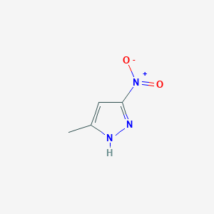 molecular formula C4H5N3O2 B116685 5-Methyl-3-nitro-1h-pyrazole CAS No. 34334-96-8