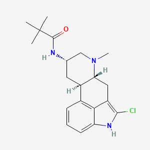 molecular formula C20H26ClN3O B1166984 N-(2-Chloro-6-methylergoline-8-yl)-2,2-dimethylpropanamide CAS No. 120478-65-1