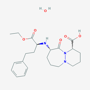 molecular formula C22H31N3O5.H2O B001167 Cilazapril CAS No. 92077-78-6