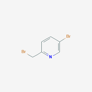 molecular formula C6H5Br2N B116701 5-Bromo-2-(bromomethyl)pyridine CAS No. 145218-19-5